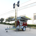 Easy to operate LED solar light tower